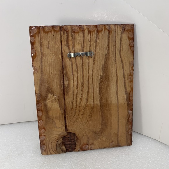 Rustic Wood‎ Framed Horse & Foal Pasture Wall Art 6.5x8.5" Vintage Decor - Picture 3 of 4